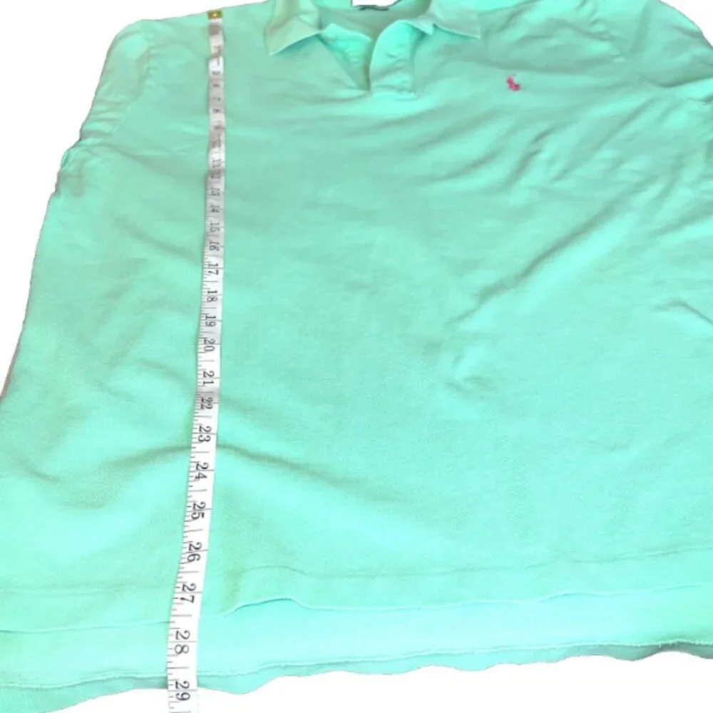 Polo Ralph Lauren Men's XL Polo Shirt Short Sleeve Mint Green w/ Pink Polo Pony